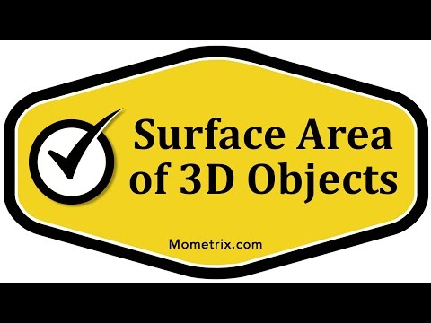 How to Find Surface Area of 3D Shapes
