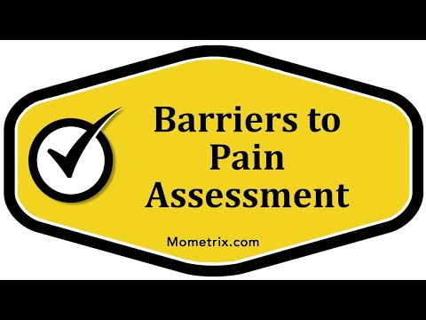 Barriers to Pain Assessment