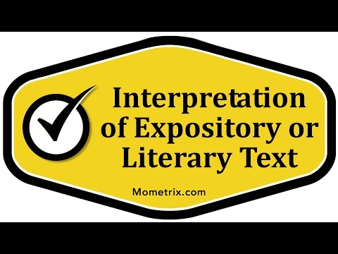 Interpretation of Expository or Literary Text