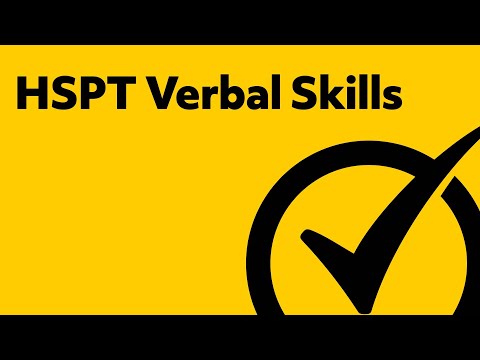 HSPT Verbal Skills Study Guide