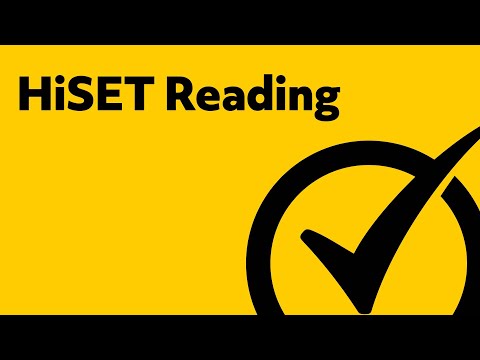 Best HiSET Reading Study Guide!