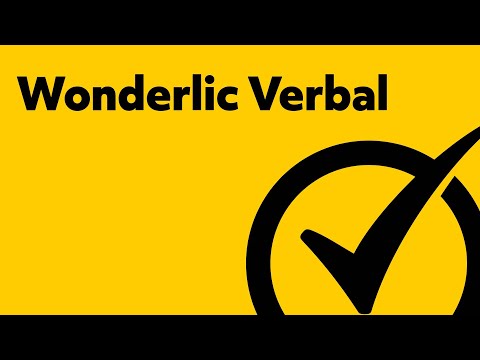 Free Wonderlic Verbal Study Guide