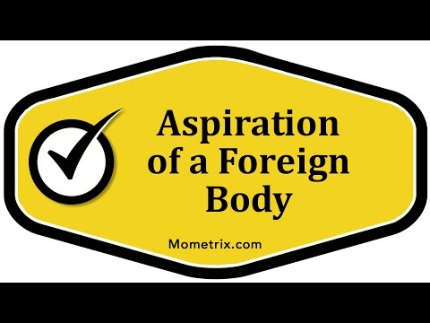 Aspiration of a Foreign Body