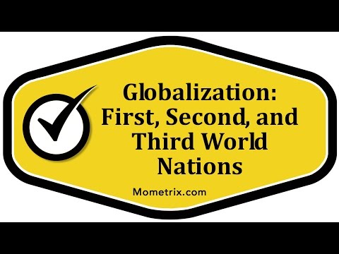 Globalization: First, Second, and Third World Nations