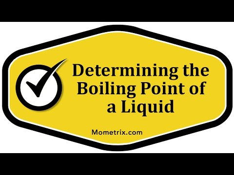 Determining the Boiling Point of a Liquid
