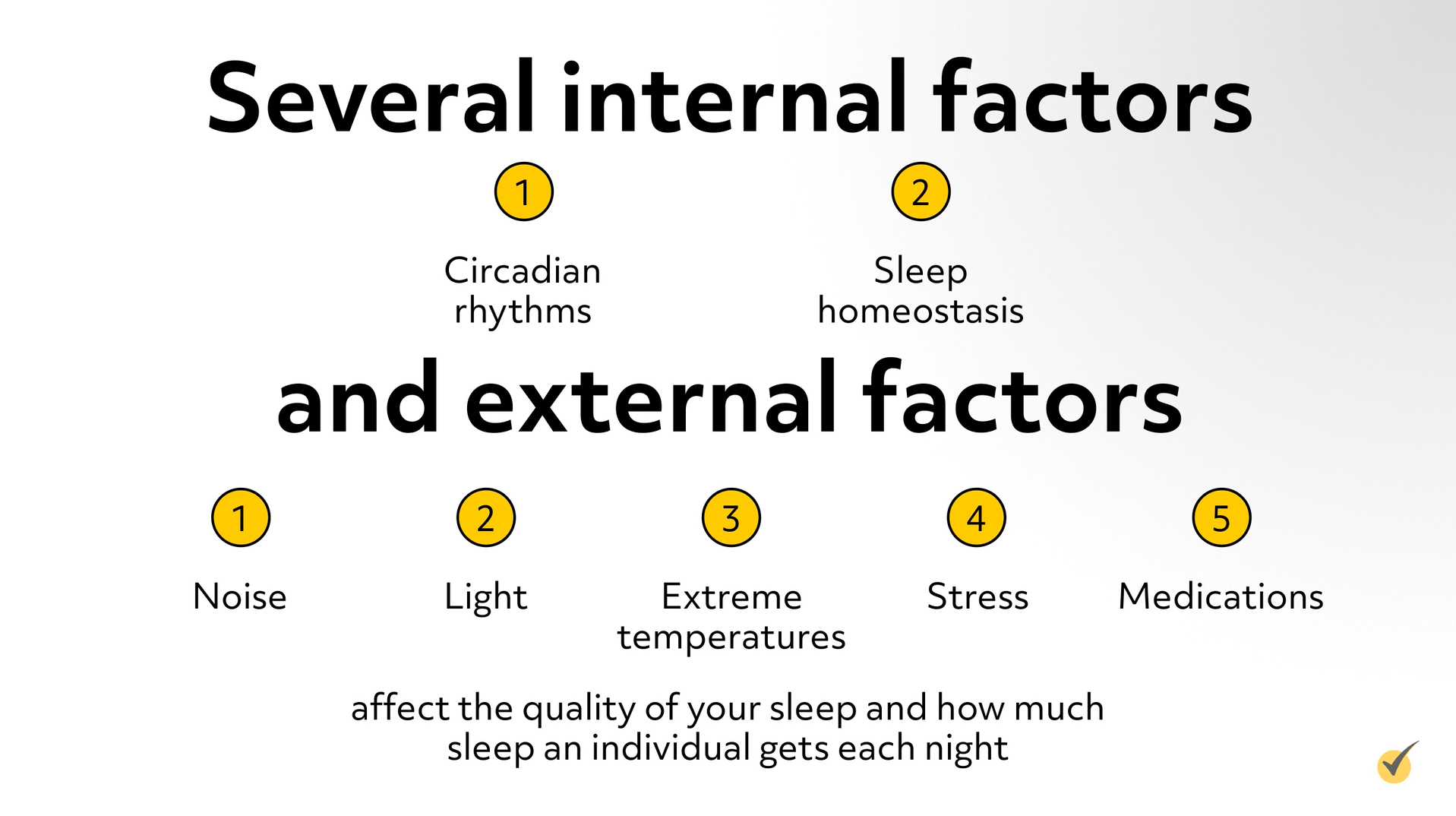 factors that affect sleep