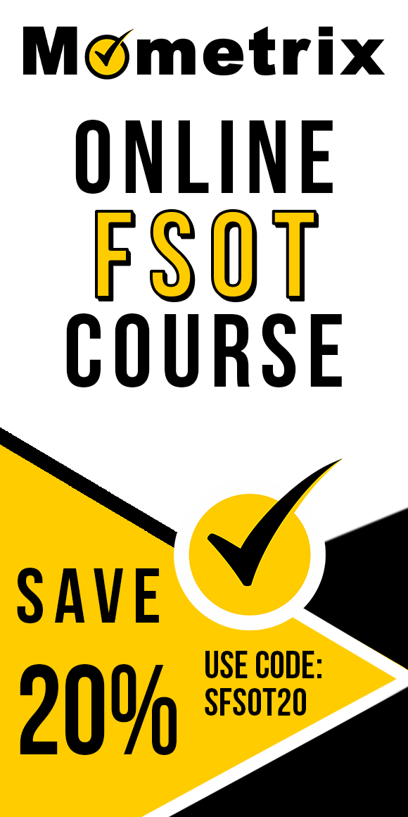 Click here for 20% off of Mometrix FSOT online course. Use code: SFSOT20