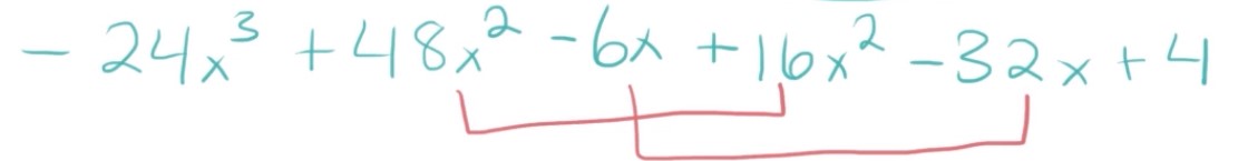 simplifying terms