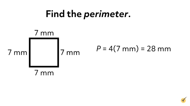 find the perimeter of the rectangle