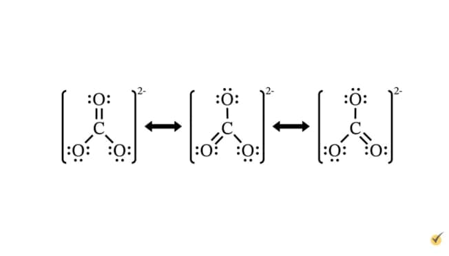Three Lewis Structures
