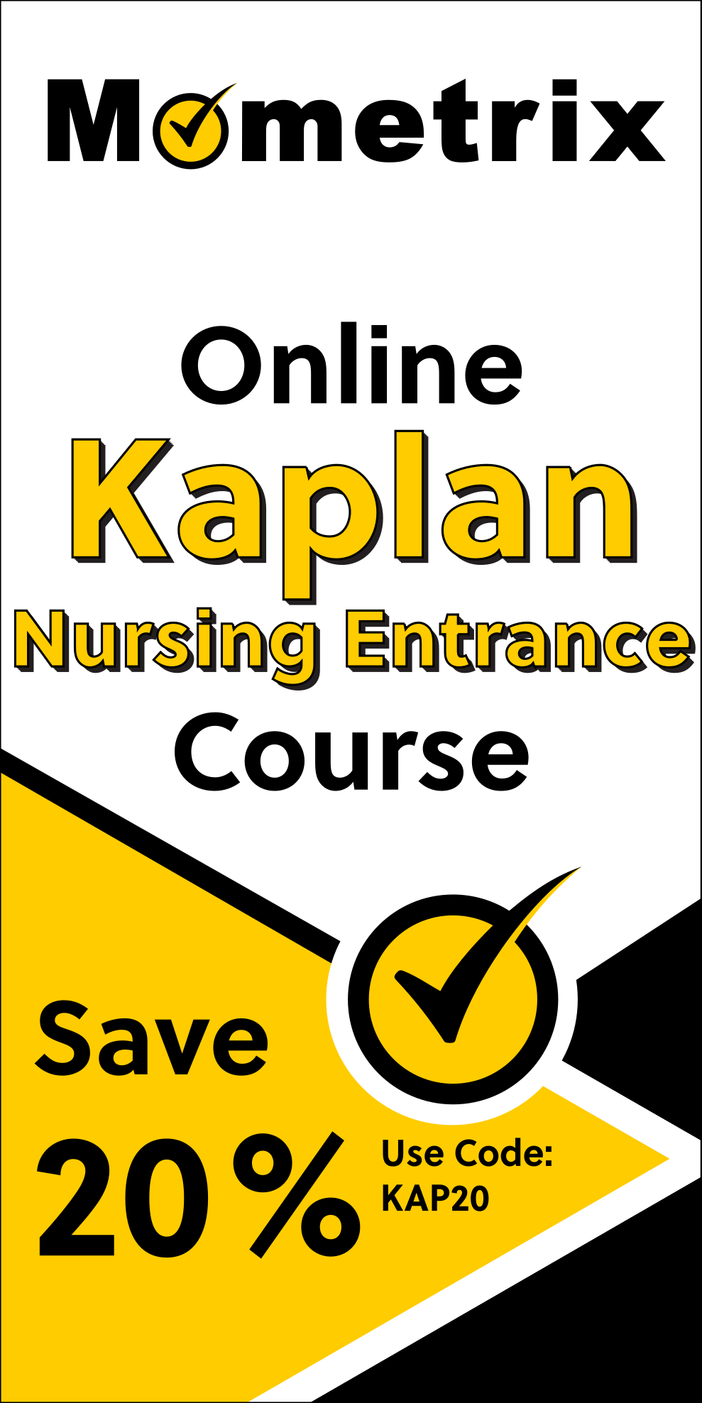 Click here for 20% off of Mometrix Kaplan Nursing online course. Use code: KAP20