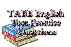 TABE English Test Practice Questions
