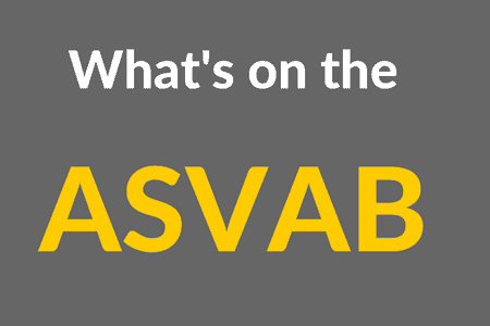 What’s on the ASVAB?