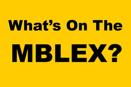 What's on the MBLEx?