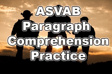 ASVAB Paragraph Comprehension Practice