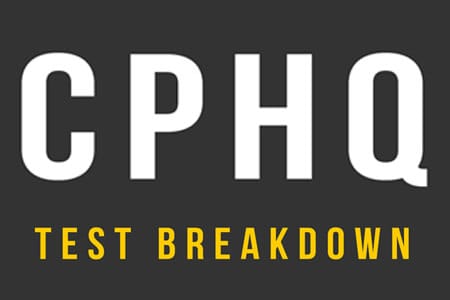 CPHQ Test Breakdown