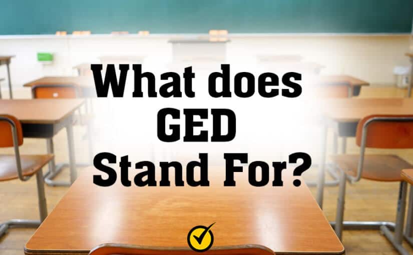 What does GED Stand For?