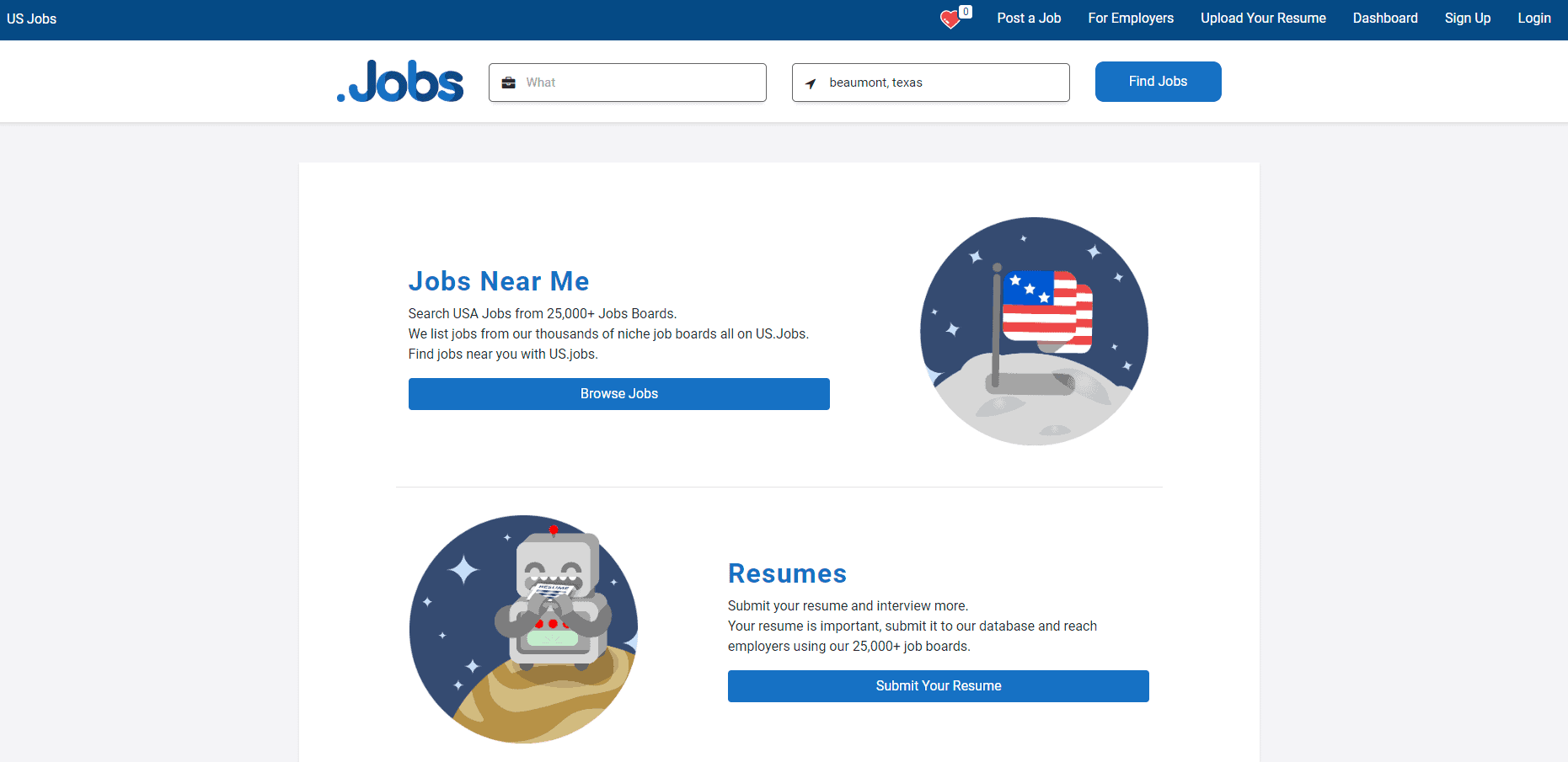 Click to go to US.jobs