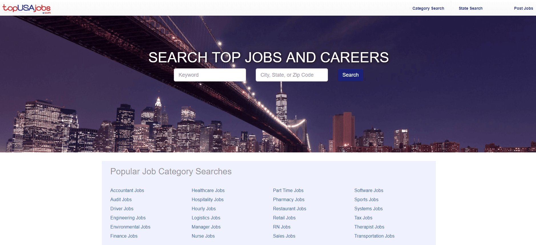 Click to go to topUSAjobs.com