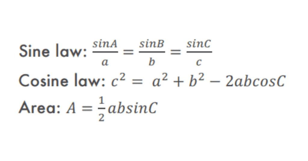 Non-Right Triangles 