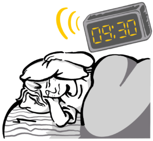 Alarm Clocking Waking Girl