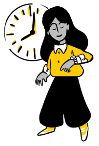 Lady Checking Watch