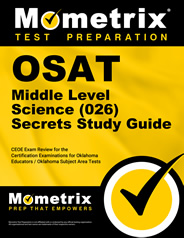 OSAT Middle Level Science Secrets Study Guide