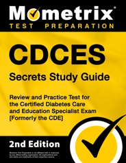Certified Diabetes Educator Exam Secrets Study Guide
