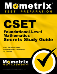 CSET Foundational-Level Mathematics Exam Secrets Study Guide