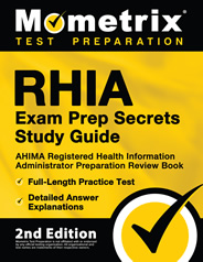 RHIA Exam Prep Secrets