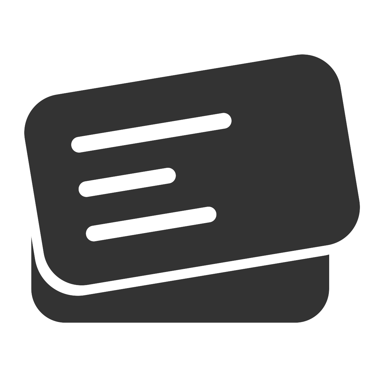 Online Course digital flashcards.