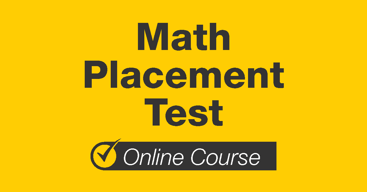 Math Placement Test Online Course