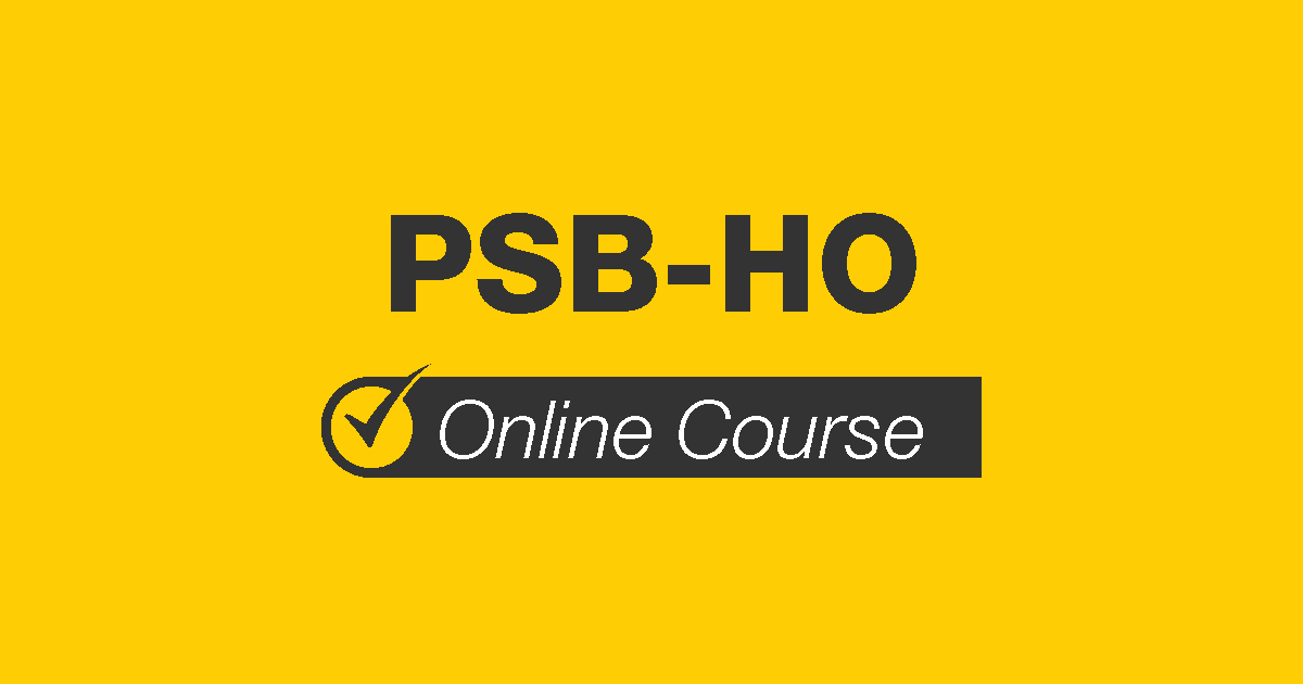 PSB-HO Online Course