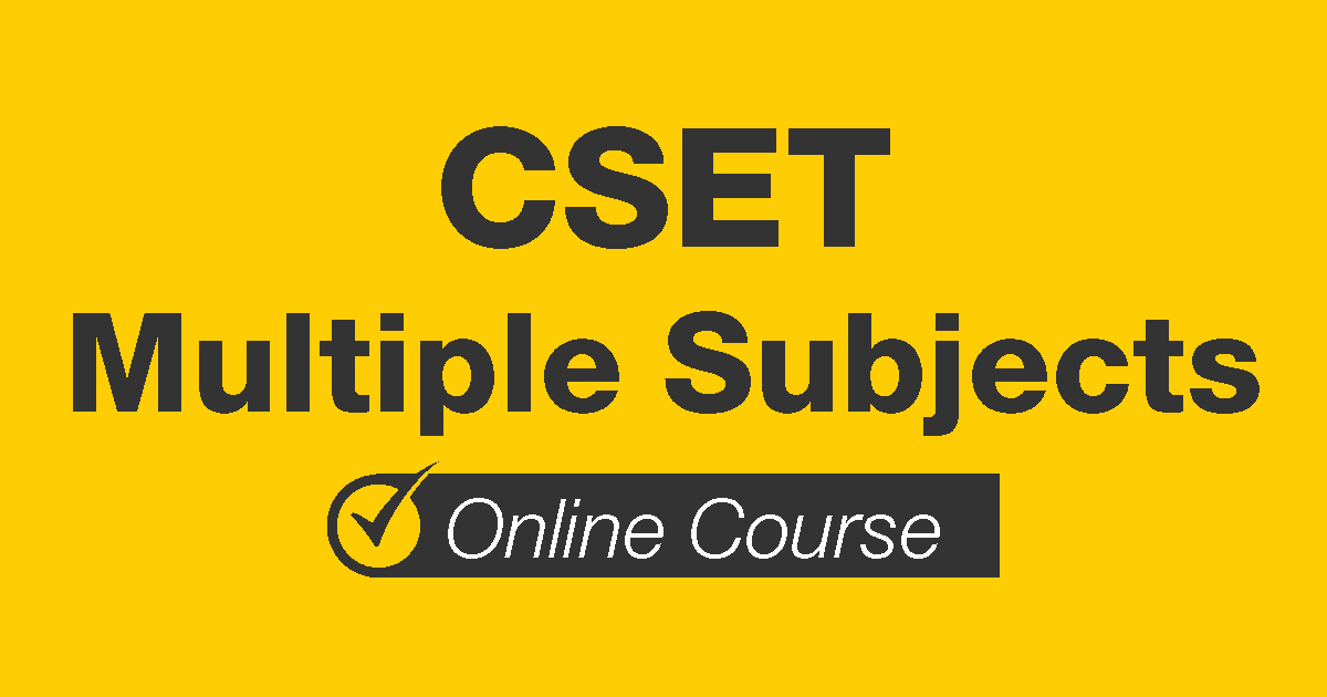CSET Multiple Subjects