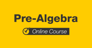 Pre-Algebra online course thumbnail.