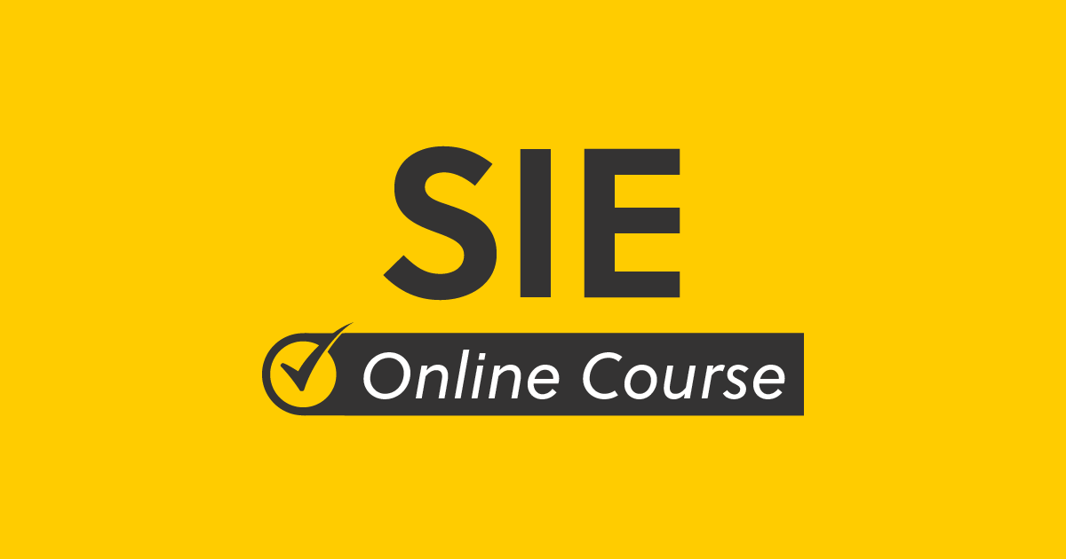 SIE online course thumbnail.