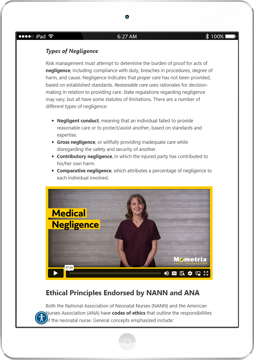 Online RNCNIC Review Course Mometrix